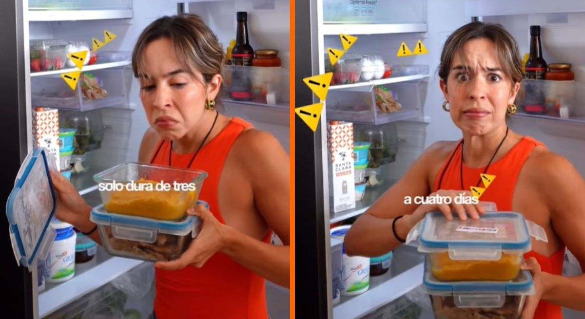 Comida de táper en la nevera