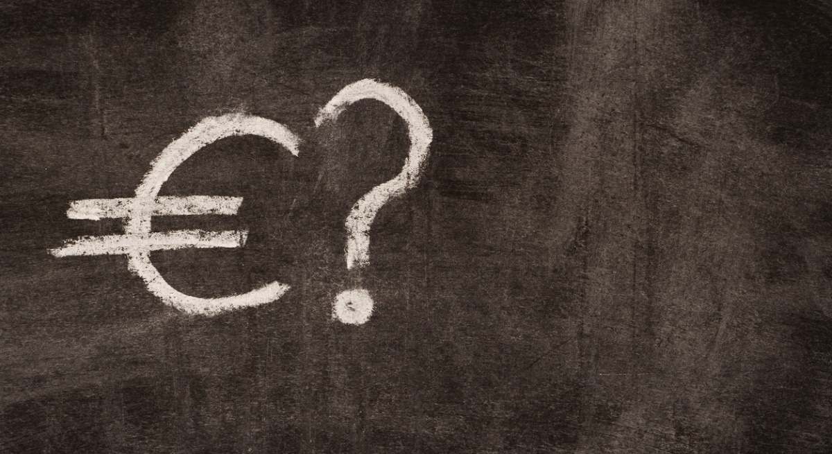 Euro símbolo interrogación dudas economía dinero