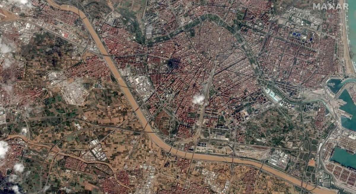 Valencia afectada por la DANA