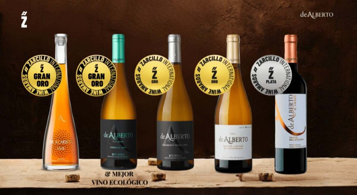 Vinos premiados en los Zarcillo de Bodegas Alberto