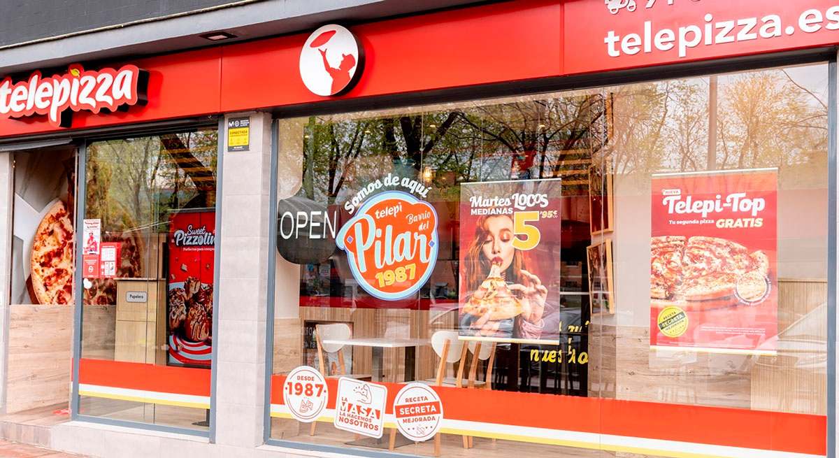 Un local de Telepizza