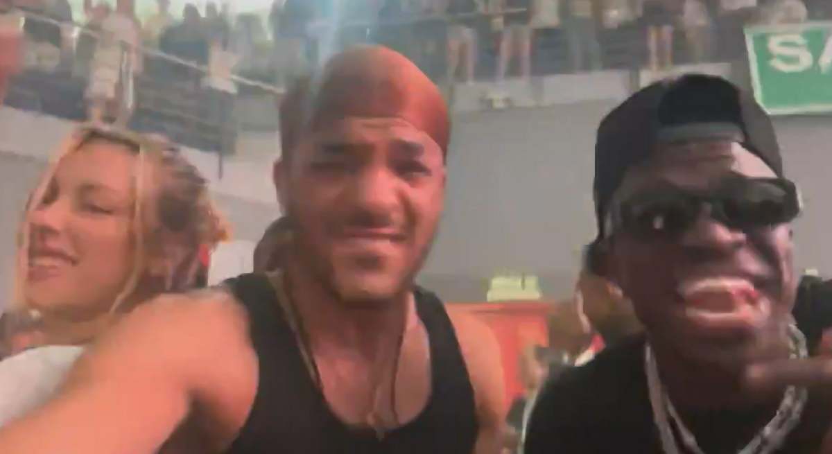 Ester Expósito, Vinicius, concierto Travis Scott