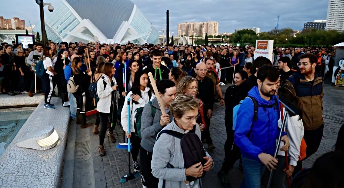 Voluntarios en Valencia / EP