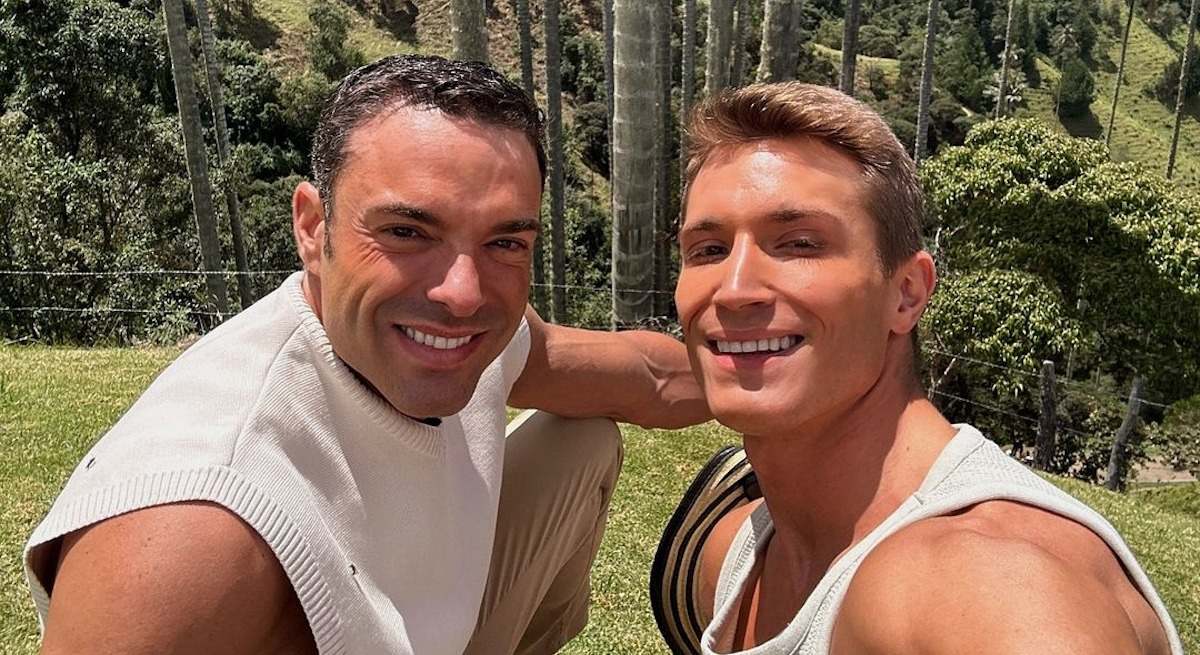 Rossi y su novio
