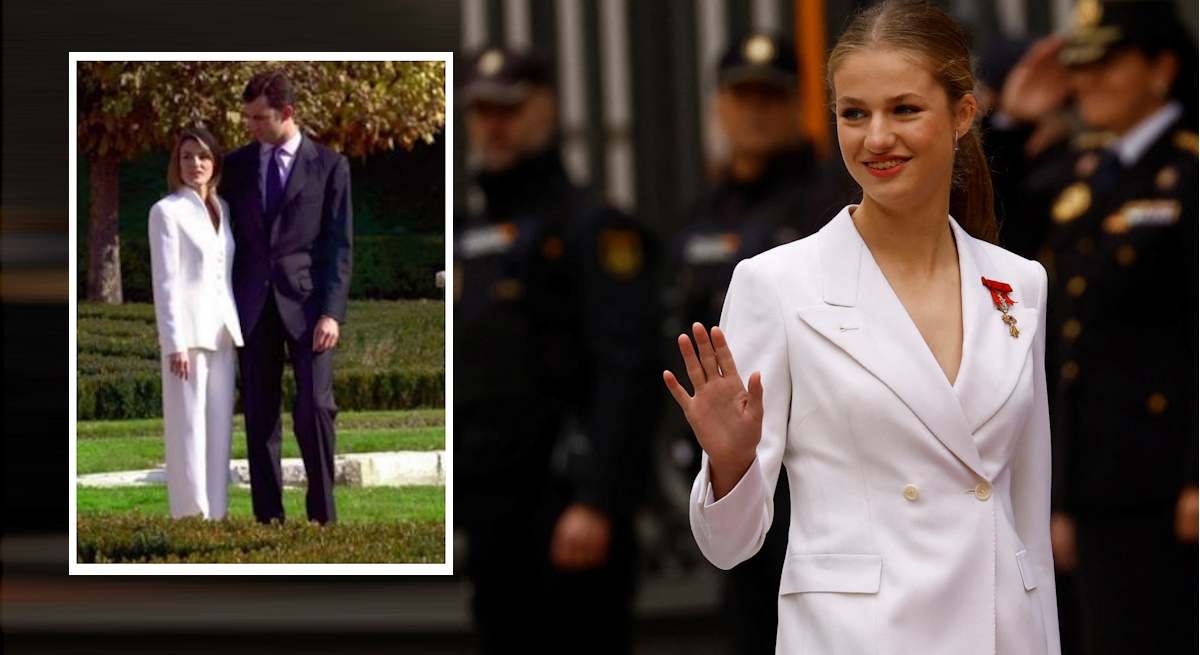 Leonor jura constitución Letizia look