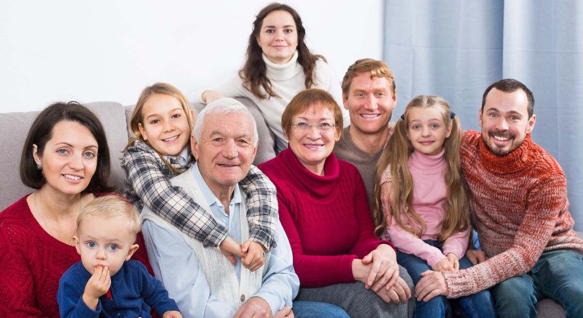 Una familia de varias generaciones