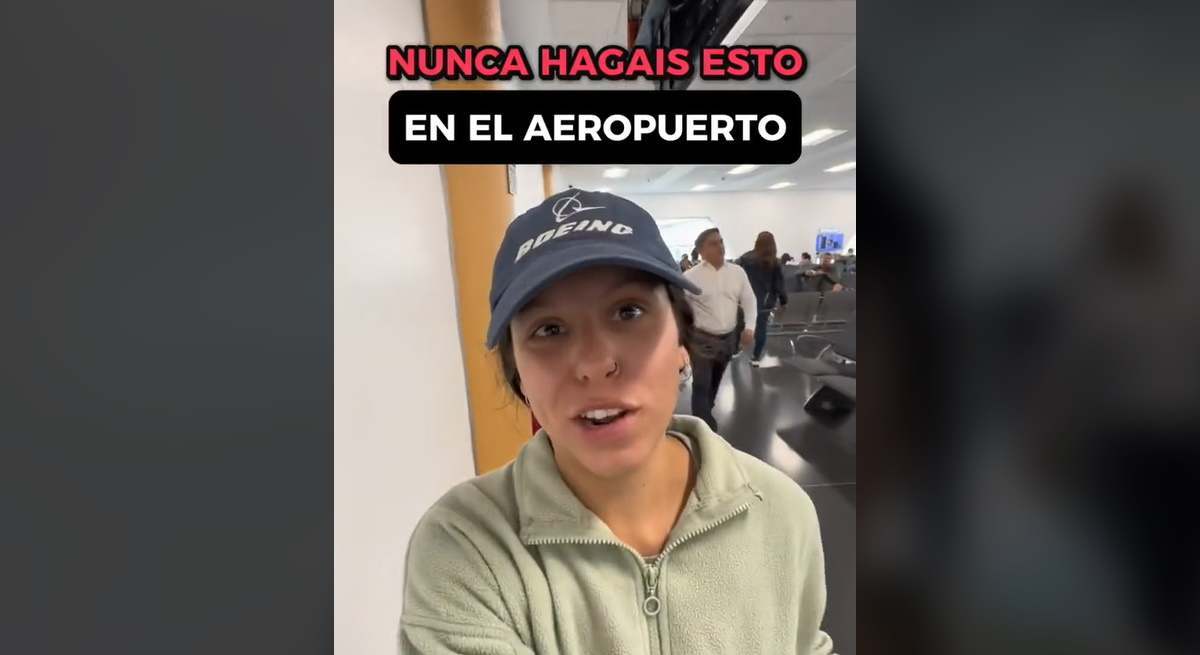 Captura del vídeo de TikTok de Marta Travels.