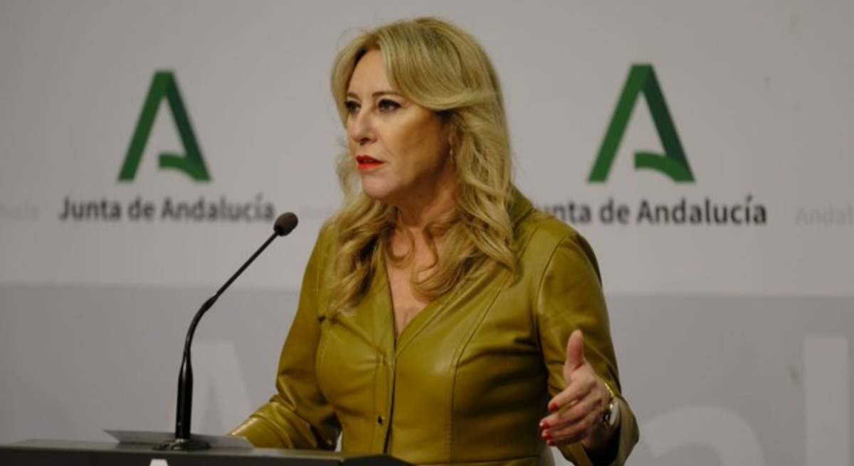 Carolina España, portavoz del Gobierno andaluz y consejera de Economía y Hacienda.