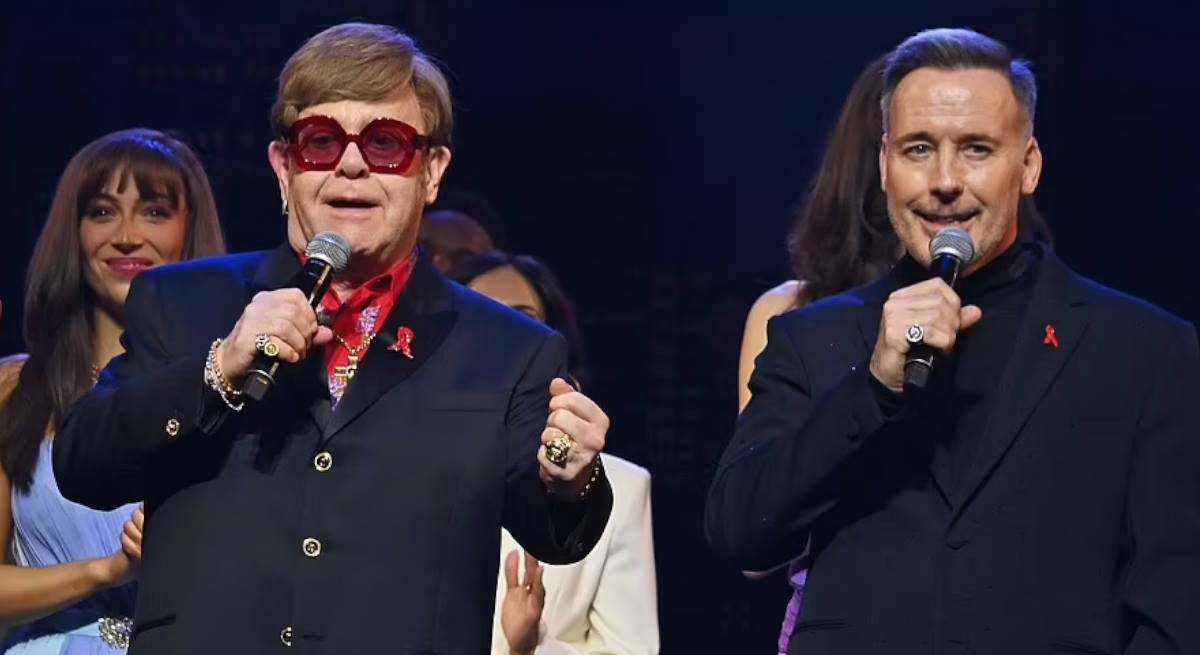 Elton John y su esposo David Furnish