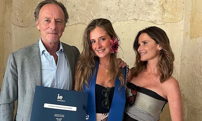 Allegra Hohenlohe, en su día de graduación: "Tan lista, tan fresca, tan  viva, tan femenina", dice su orgullosa madre