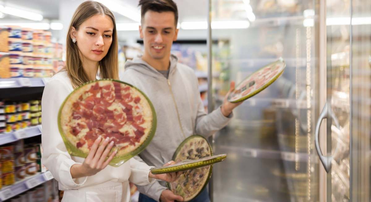 pizza genérica de supermercado