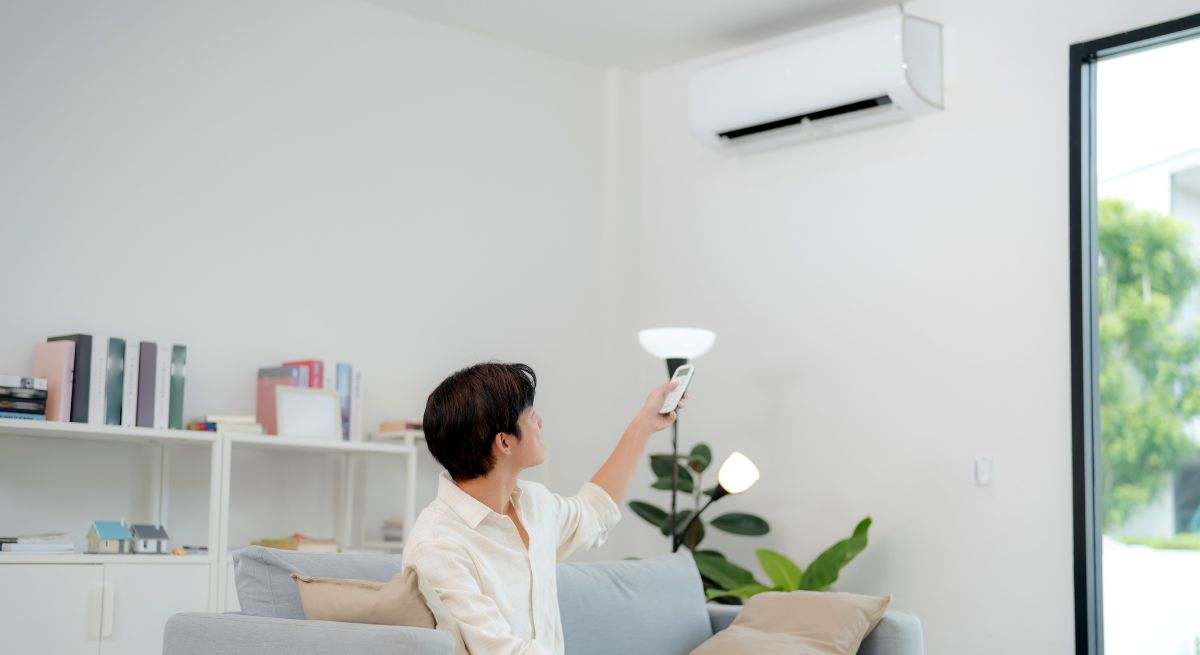 Aire acondicionado en un hogar