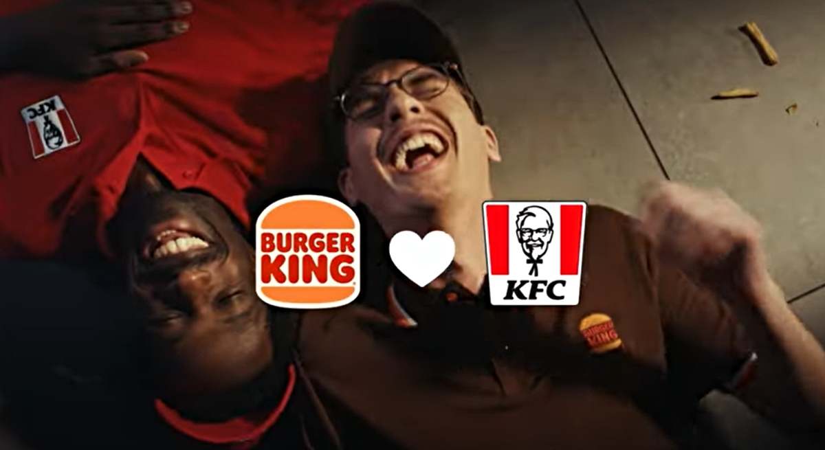 Captura del vídeo promocial de la campaña de Burger King y KFC en Francia