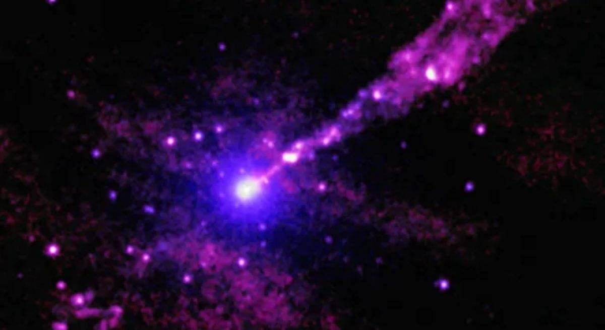 La NASA detecta potentes cañones de rayos X que provienen de dos agujeros negros supermasivos