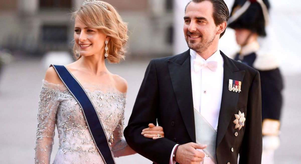 Tatiana Blatnik  y Nicolás de Grecia