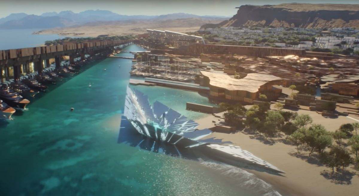 Residencial Jaumur, en Arabia Saudita. / Foto: YouTube - NEOM