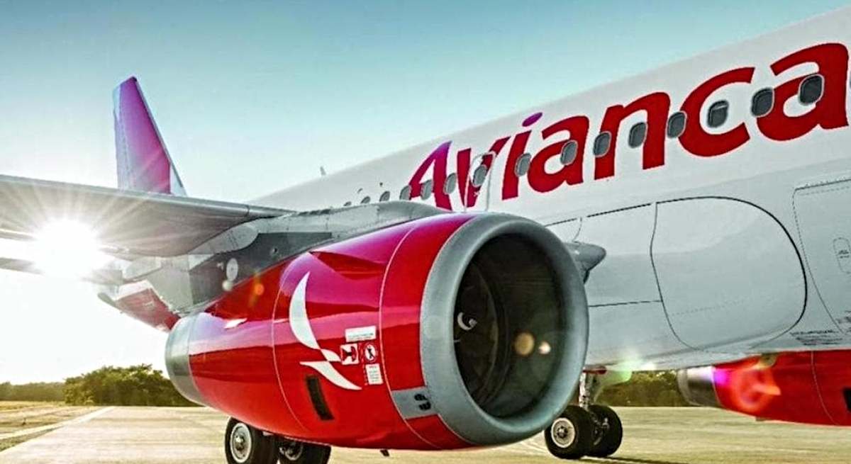 Un avión de Avianca