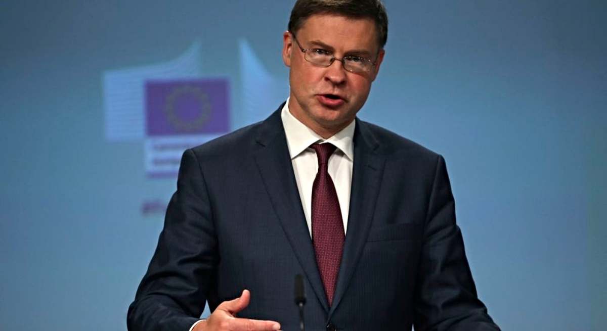 Valdis Dombrovskis, comisario europeo de Economía