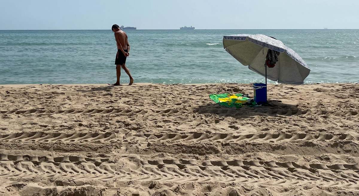 Fotografía de recurso de una playa de Valencia.