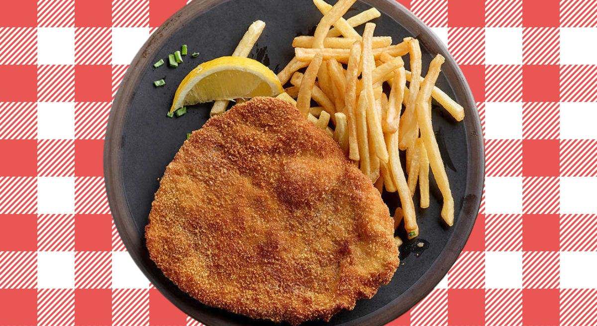 Milanesa con patatas