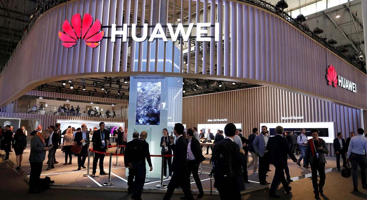 Un stand de Huawei
