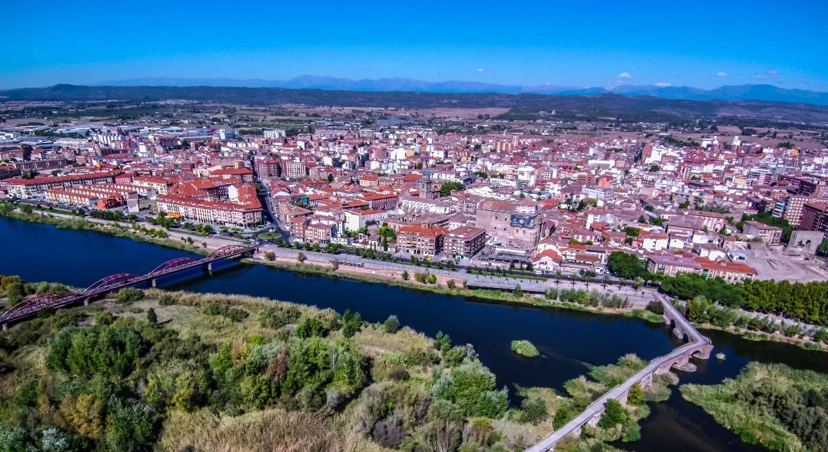 Vista aérea de Talavera de la Reina, Toledo