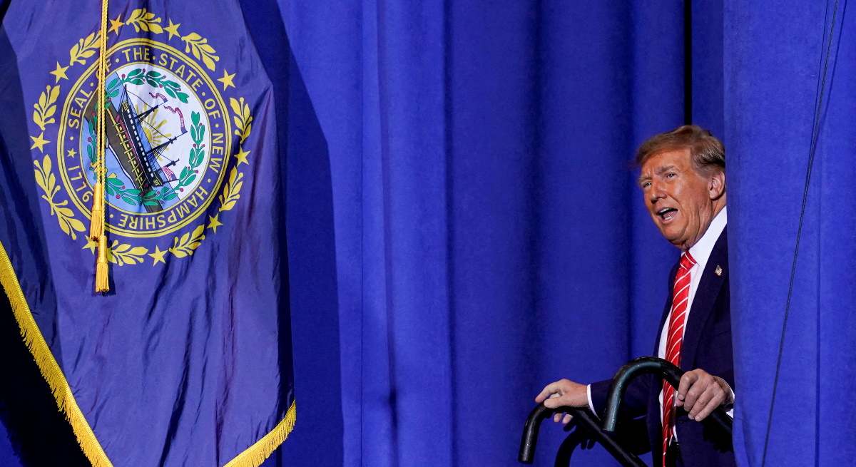 Fotografía de archivo de Donald Trump.