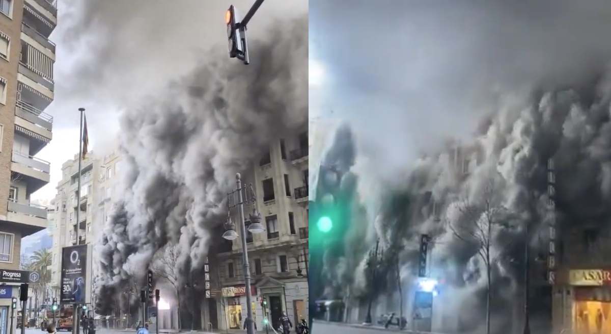 Incendio bingo Valencia