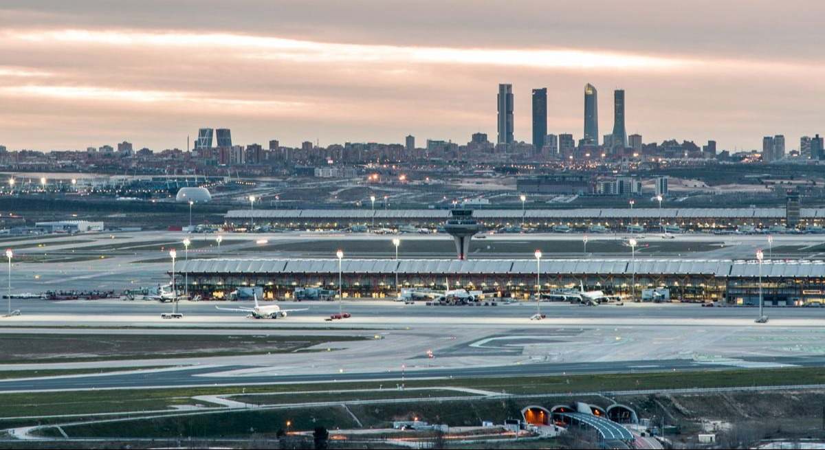 Vista de Madrid desde Barajas (Getty)