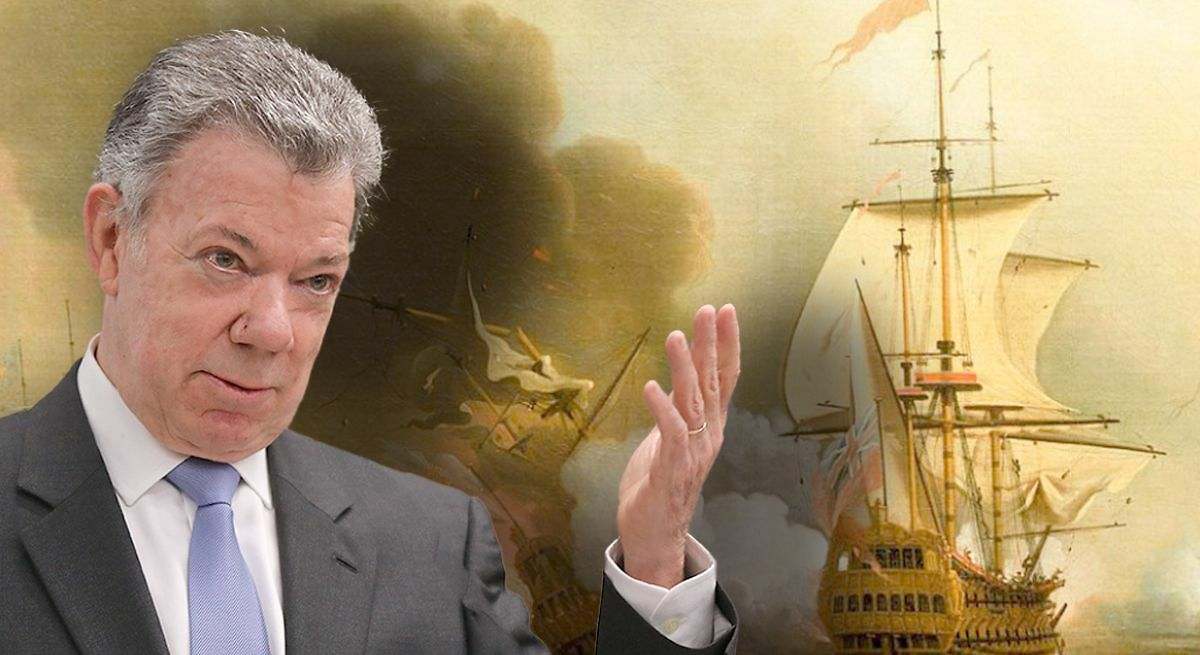 Podrá Colombia explorar el galeón San José mientras se investiga al expresidente Santos por "saqueo" del tesoro de monedas de oro