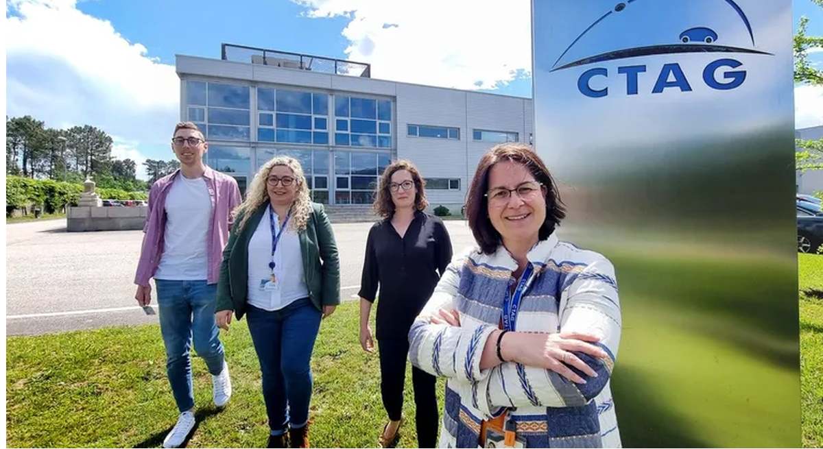 Raquel Ledo, en primer plano, es coordinadora del proyecto Alma, del CTAG