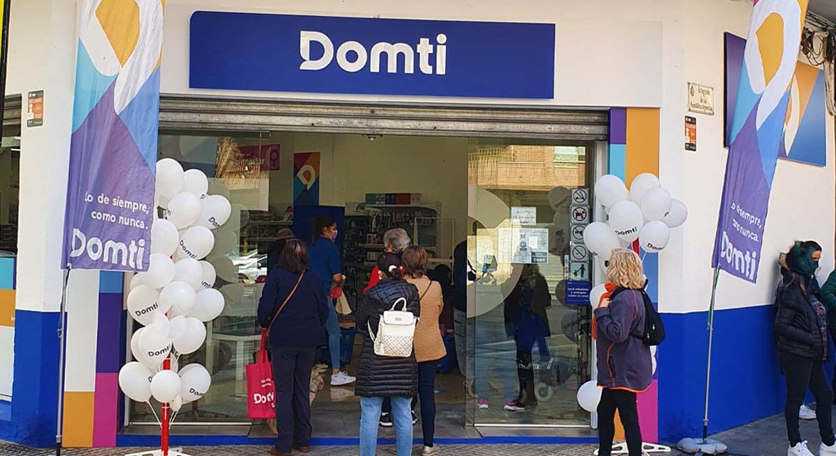 Una tienda de Domti.