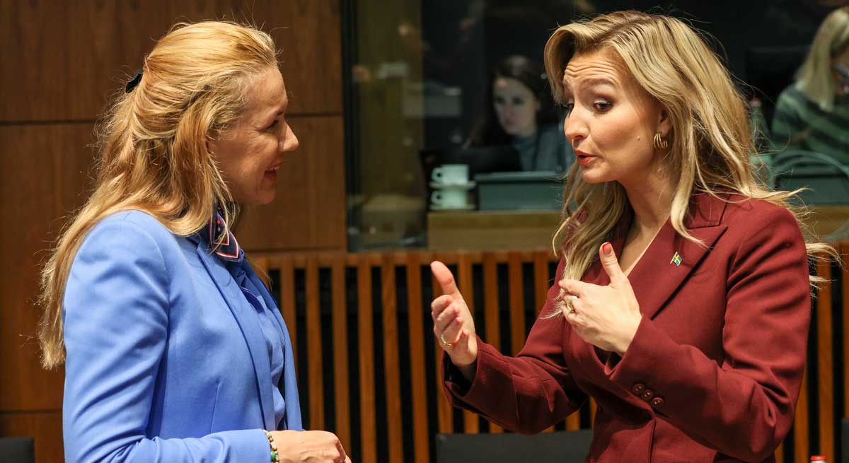 Kadri Simson en el Consejo de ministros de Energa de la UE