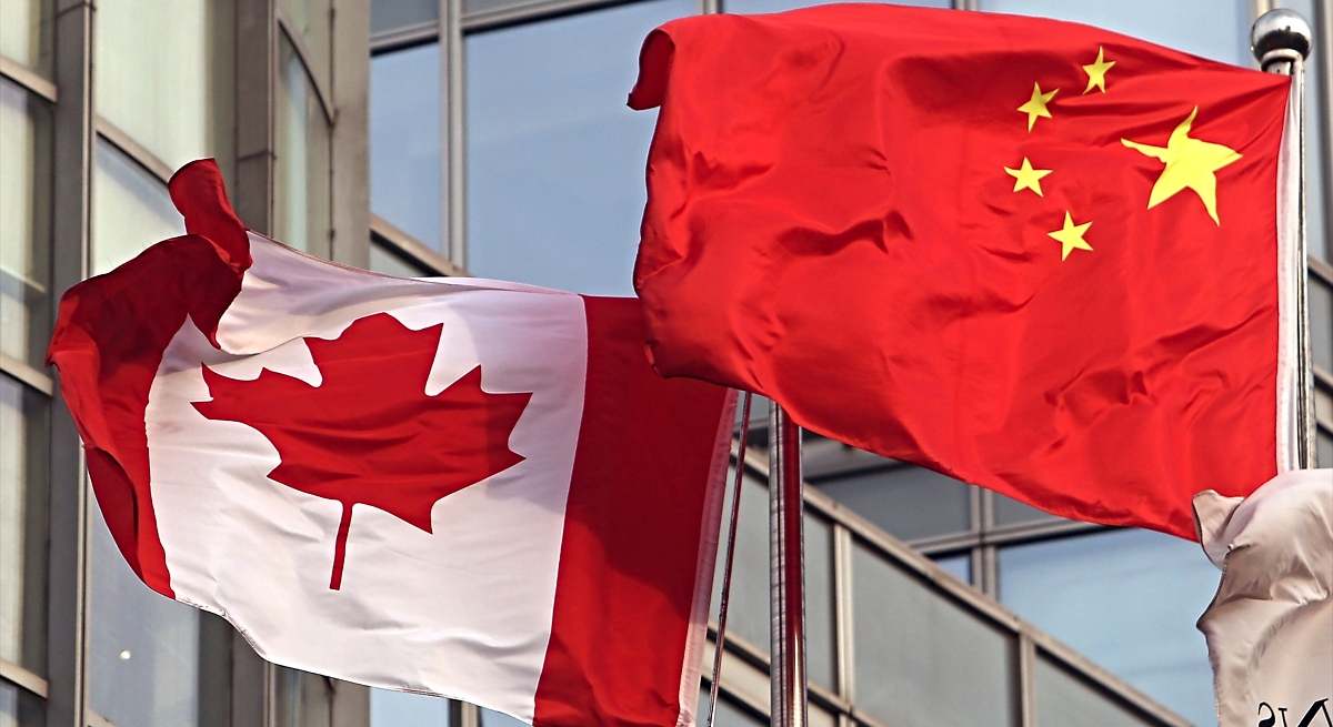 Banderas de Canadá y China / EP