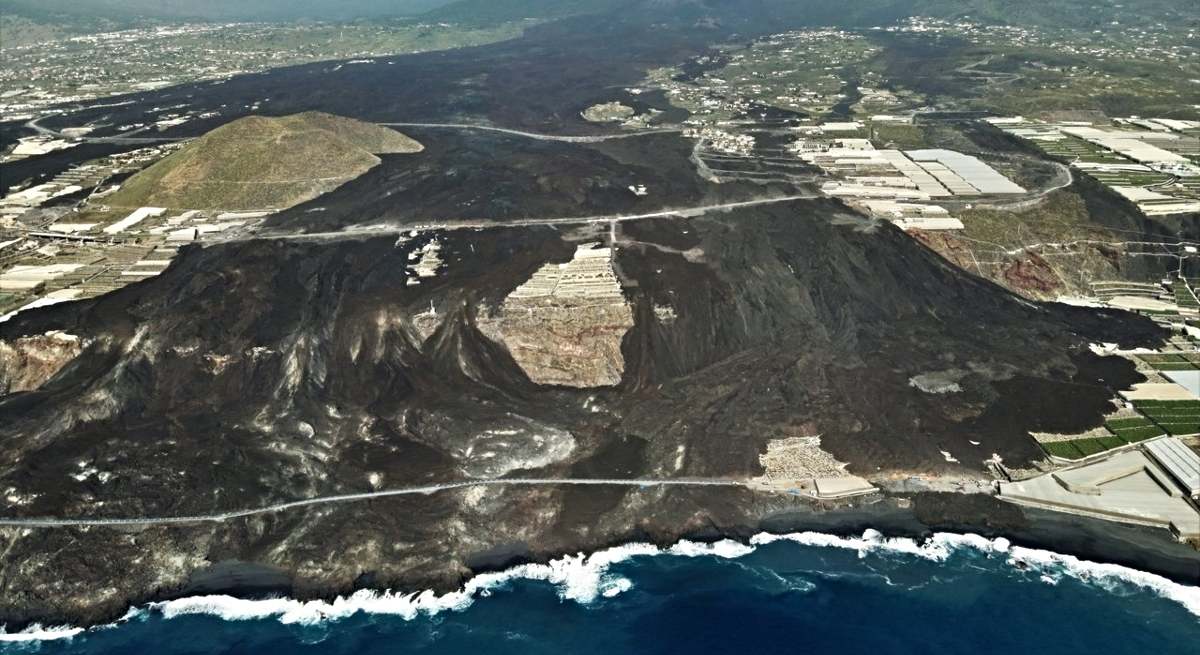 Estado de la zona afectada por la erupción del volcán de La Palma / EP