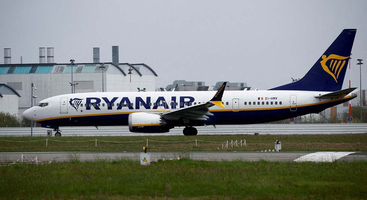 Avión de Ryanair