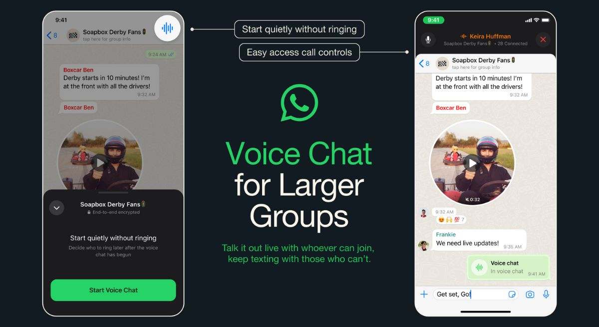 WhatsApp chats de voz