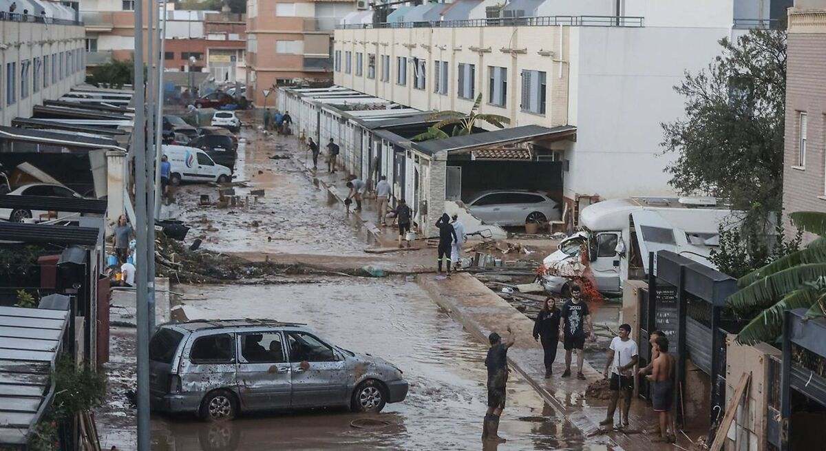 Efectos del temporal en Valencia