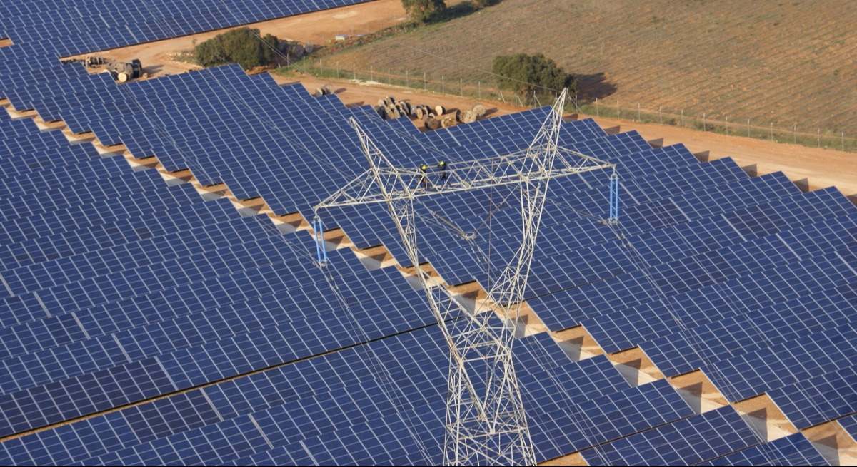 Una planta solar en la Comunidad Valenciana.