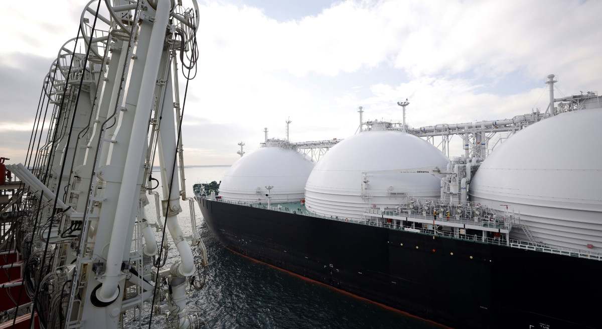 Buque carguero de gas natural licuado Bloomberg