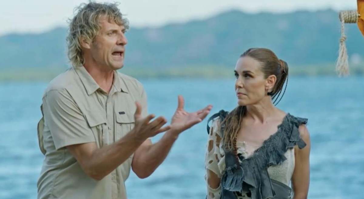 Julián Ianzi y Raquel Sánchez Silva en El Conquistador