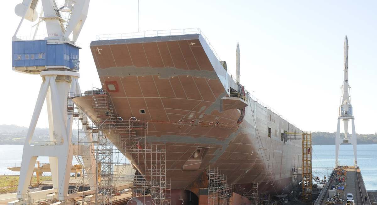 Barco en cosntrucción.