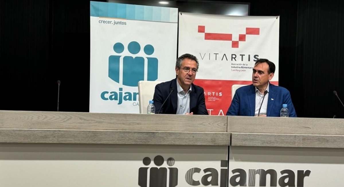 Eduardo Baamonde y Santiago Miguel, presidente de Cajamar y Vitartis