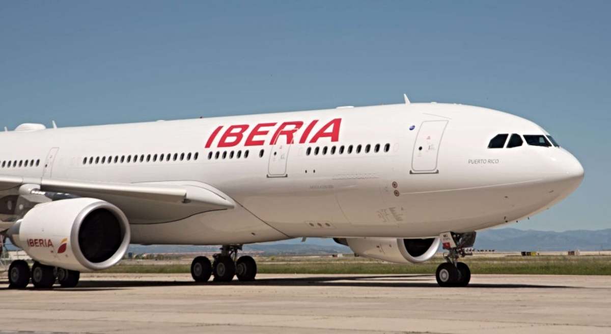 Un avión de Iberia