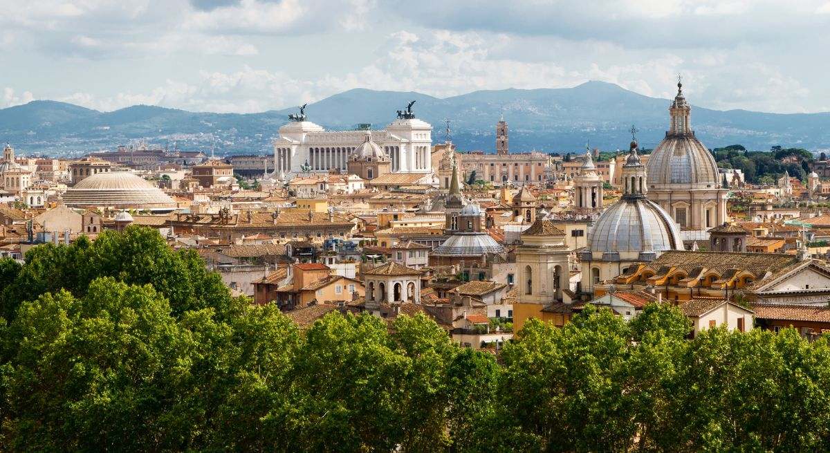 Panorámica de la ciudad de Roma
