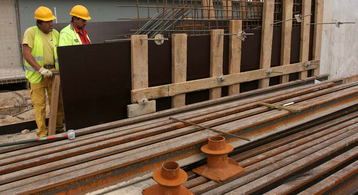 Trabajadores extranjero de la construcción. Luis Moreno