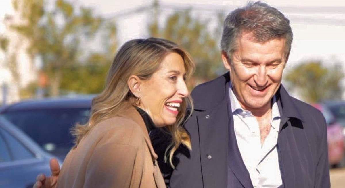 María Guardiola y Alberto Núñez Feijóo