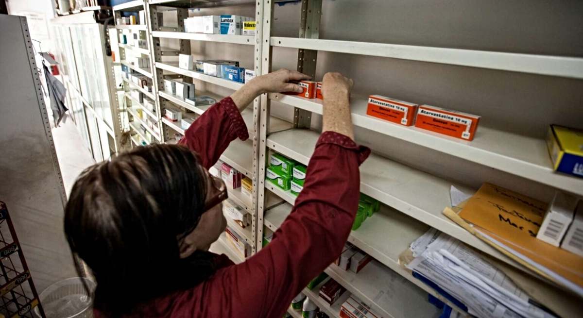 Una farmacia venezolana