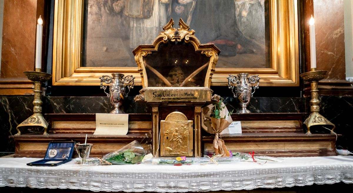 San Valentín existió y sus restos están en Madrid: esta es la iglesia donde se pueden visitar