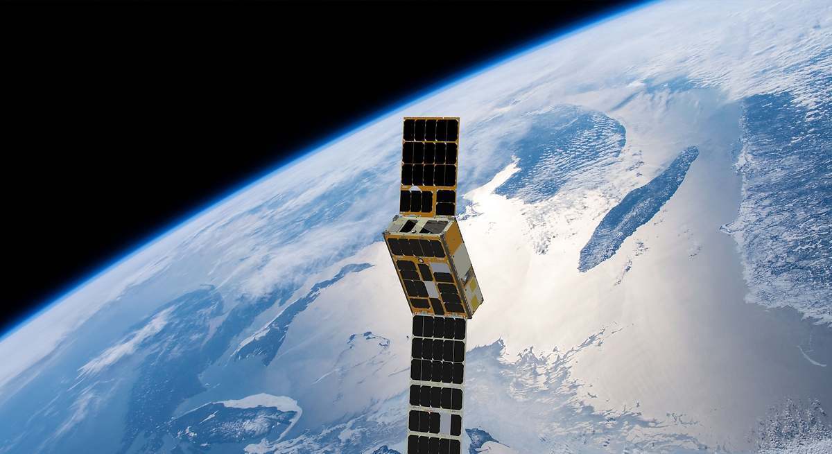 Uno de los nanosatélites fabricados por Open Cosmos. EE